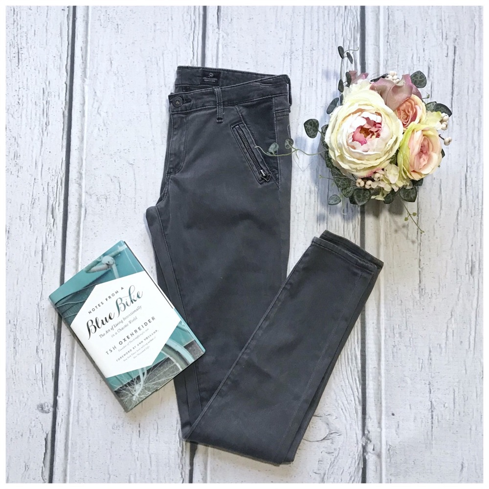 Adriano Goldschmied gray skinny jeans